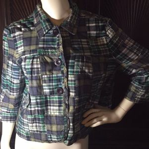 Tweeds Madras Cropped Jacket